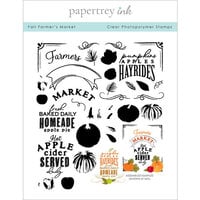 Papertrey Ink - Clear Photopolymer Stamps - Fall Farmer's Market