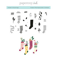 Papertrey Ink - Christmas - Clear Photopolymer Stamps - Sweet Stockings