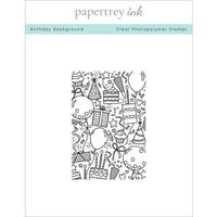 Papertrey Ink - Clear Photopolymer Stamps - Birthday Background