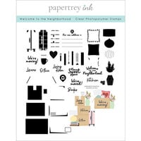 Papertrey Ink - Clear Photopolymer Stamps - Welcome To The Neighborhood