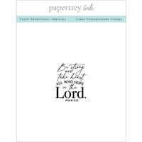 Papertrey Ink - Clear Photopolymer Stamps - Psalm Reflections - February