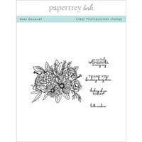 Papertrey Ink - Clear Photopolymer Stamps - Easy Bouquet