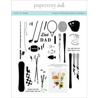 Papertrey Ink - Clear Photopolymer Stamps - Tuck It - Dad