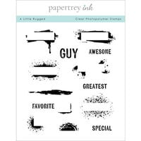 Papertrey Ink - Clear Photopolymer Stamps - A Little Rugged