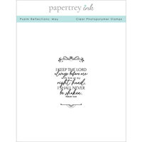 Papertrey Ink - Clear Photopolymer Stamps - Psalm Reflections - May