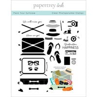 Papertrey Ink - Clear Photopolymer Stamps - Pack Your Suitcase