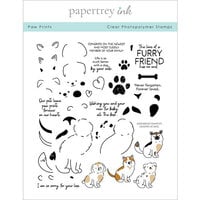 Papertrey Ink - Clear Photopolymer Stamps - Paw Prints