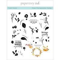 Papertrey Ink - Clear Photopolymer Stamps - Fresh Florals