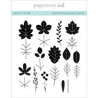 Papertrey Ink - Clear Photopolymer Stamps - Leave it to Me