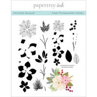 Papertrey Ink - Clear Photopolymer Stamps - Christmas Bouquet