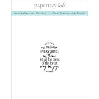 Papertrey Ink - Clear Photopolymer Stamps - Psalm Reflections - October