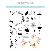 Papertrey Ink - Clear Photopolymer Stamps - You Are Loved