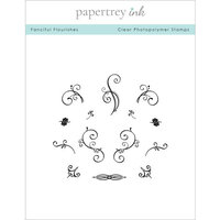 Papertrey Ink - Clear Photopolymer Stamps - Fanciful Flourishes