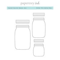 Papertrey Ink - Metal Dies - Spook-tacular Mason Jars