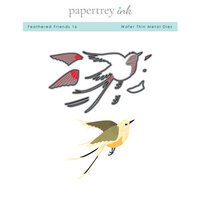 Papertrey Ink - Metal Dies - Feathered Friends - Set 16