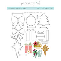 Papertrey Ink - Christmas - Metal Dies - Holiday Cheer Gift Tags