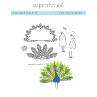 Papertrey Ink - Metal Dies - Feathered Friends - Set 18