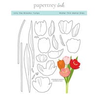 Papertrey Ink - Metal Dies - Into The Blooms - Tulips