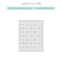 Papertrey Ink - Metal Dies - Decorative Circles Coverplate