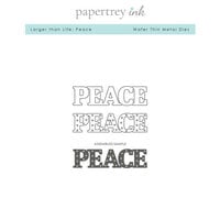 Papertrey Ink - Christmas - Metal Dies - Larger than Life - Peace