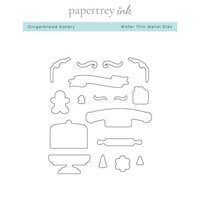 Papertrey Ink - Christmas - Metal Dies - Gingerbread Bakery