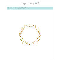 Papertrey Ink - Hot Foil Plate - Confetti Circle