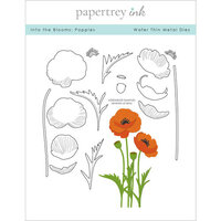 Papertrey Ink - Metal Dies - Into the Blooms - Poppies