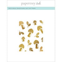 Papertrey Ink - Hot Foil Plate - Wild About Mushrooms