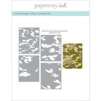 Papertrey Ink - Stencils - Camouflage