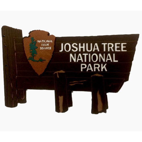 Paper Wizard - National Parks Collection - Die Cuts - Joshua Tree National Park Sign