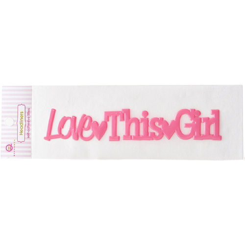 Queen and Company - Headliners - Self Adhesive Epoxy Title - Girl Love This Girl