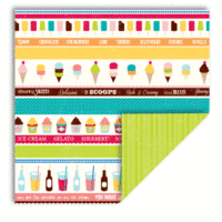 Queen and Company - Summer Collection - 12 x 12 Double Sided Paper - Treats