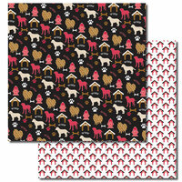 Queen and Company - Pets Collection - 12 x 12 Double Sided Paper - Dog House
