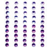 Queen and Company - Bling - Self Adhesive Rhinestone Duos - Purples