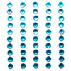 Queen and Company - Bling - Self Adhesive Rhinestone Duos - Turquoise