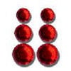 Queen and Company - Jewels - Adhesive Rhinestones - Red