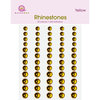 Queen and Company - Bling - Self Adhesive Rhinestones - Sunflower Yellow, CLEARANCE
