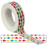 Queen and Company - Summer Collection - Trendy Tape - Fishes