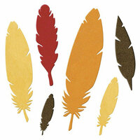 Lifestyle Crafts - Die Cutting Template - Feathers