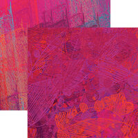 Reminisce - Abstract Strokes Collection - 12 x 12 Double Sided Paper - Three