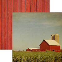 Reminisce - At the Farm Collection - 12 x 12 Double Sided Paper - At the Farm