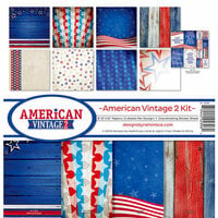 Reminisce - American Vintage 2 Collection - 12 x 12 Collection Kit