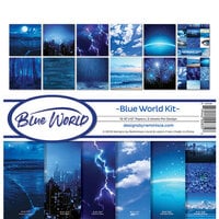 Ella and Viv Paper Company - Blue World Collection - 12 x 12 Collection Kit