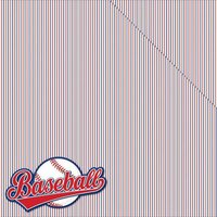 Reminisce - Baseball Collection - 12 x 12 Double Sided Paper - All American