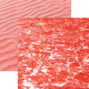 Reminisce - Coral Crush Collection - 12 x 12 Double Sided Paper - Sunkissed