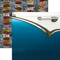 Reminisce - Classic Cars Collection - 12 x 12 Double Sided Paper - Fabulous Fifties