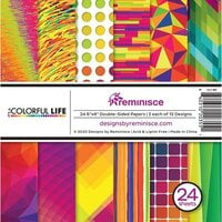 Reminisce - It's A Colorful Life Collection - 6 x 6 Paper Pack