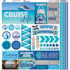 Reminisce - Cruise Life Collection - 12 x 12 Cardstock Stickers - Elements
