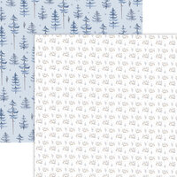 Reminisce - Cozy Winter Collection - 12 x 12 Double Sided Paper - Winter Slumber