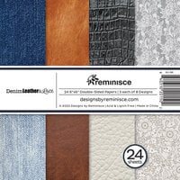 Reminisce - Denim, Leather And Lace Collection - 6 x 6 Paper Pack